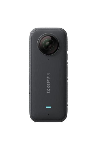 Insta360 Camera Video de Actiune X3, 5.7K, 360°, Bluetooth, Waterproof, Microfon (Negru)