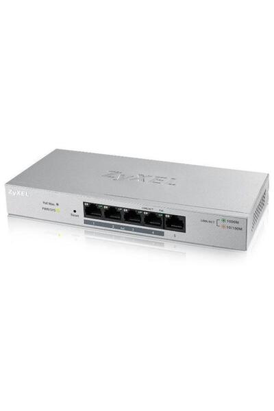 ZyXEL Switch GS1200-5HPv2-EU0101F, Gigabit, 5 Ports, 4 x PoE