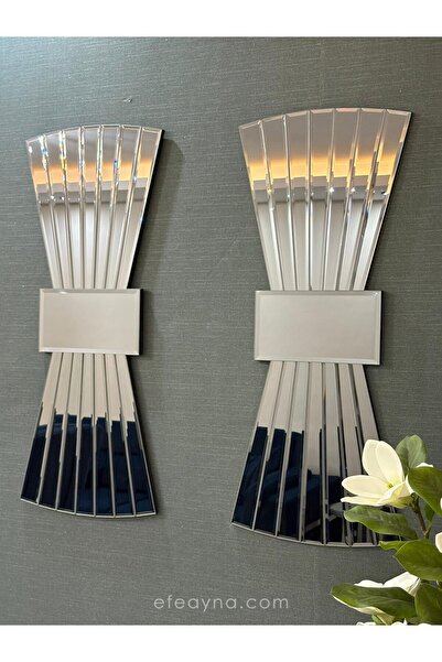 Efe Ayna PAPYON MODEL FÜME AYNA 2'Lİ SET (35x85cm x 2 adet)
