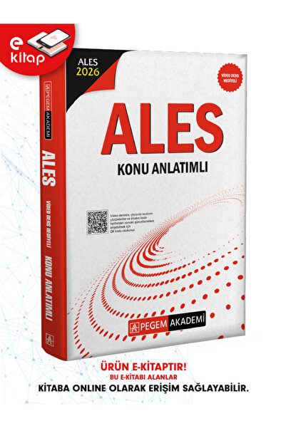 Pegem Akademi Yayıncılık 2026 ALES Konu Anlatımlı E-Kitap