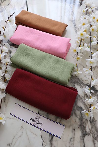 Lidya Şal Cotton Kraş Shawl Diella Soft Textured