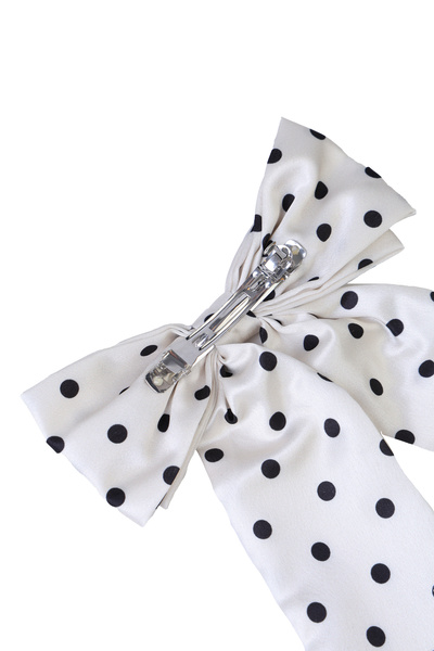 LUSSOS VİTA Polka Dot Bow Buckle