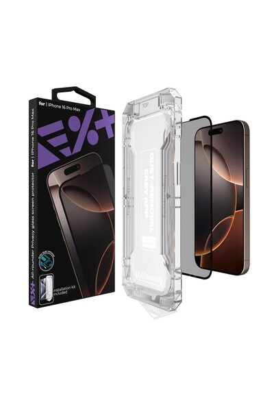 NOA Folie de protectie din sticla Privacy pentru iPhone 16 Pro Max