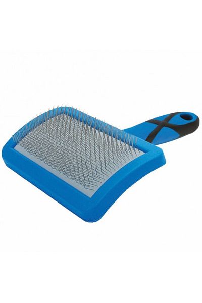 Groom Professional Curved Soft Slicker Brush Large - GP850292 - 19x10 cm
