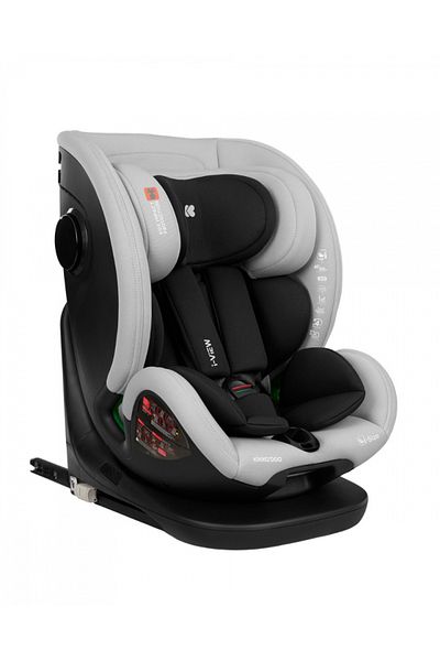 Kikka Boo Scaun auto cu isofix KikkaBoo 40-150 cm i-View i-SIZE Light Grey