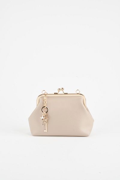 Vivaq Geantă de mână și geantă de umăr pentru femei Mink Key Charm Gift Burs Closure