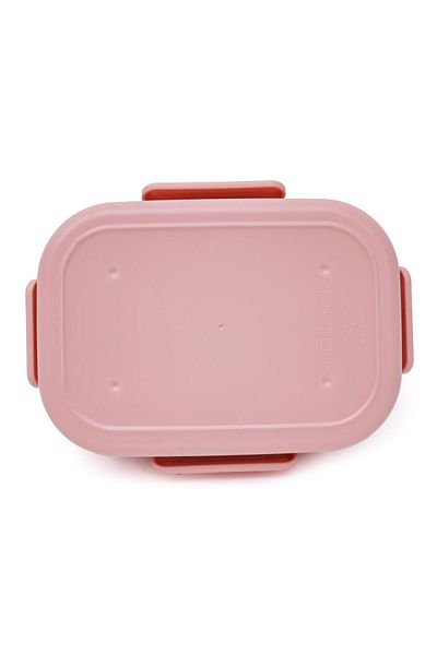 DNS Stainless steel food casserole, 3 compartments, 1000ml, pink HXD6669