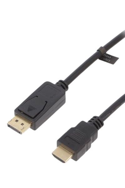 LogiLink CV0129 DisplayPort-HDMI Cable (Black)