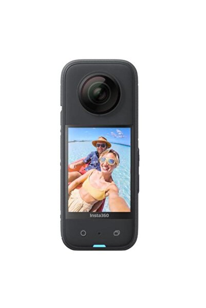 Insta360 Camera Video de Actiune X3, 5.7K, 360°, Bluetooth, Waterproof, Microfon (Negru)