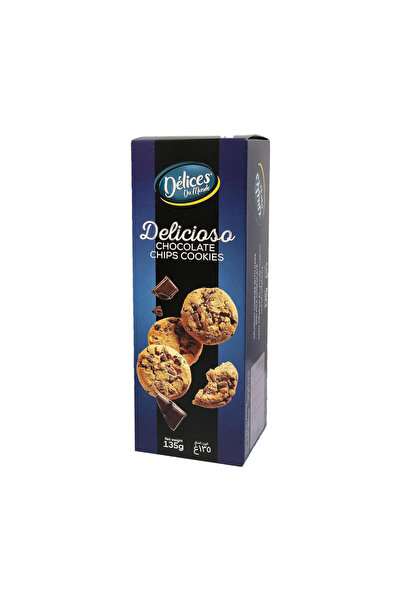 Delices Du Monde ديليس كوكيز رقائق الشوكولاتة، 135 جرام