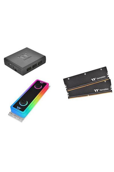 THERMALTAKE Memorii WaterRam RGB 16GB (2x8GB), 3200MHz, DDR4, iluminare RGB