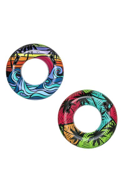 BESTWAY INFLATABLE SWIMMING RING COASTAL 91 CM