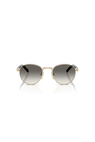 Prada Women Phantos Sunglasses- Pr B52s - Lense Size:49mm - Pale Gold
