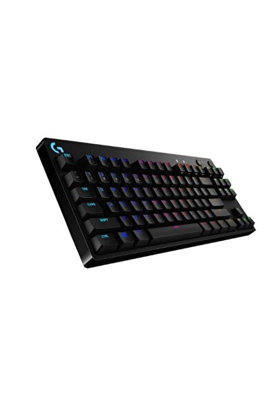 logitech G Pro Mechanical Gaming Keyboard, RGB Lighting, GX Blue Switch (Black)