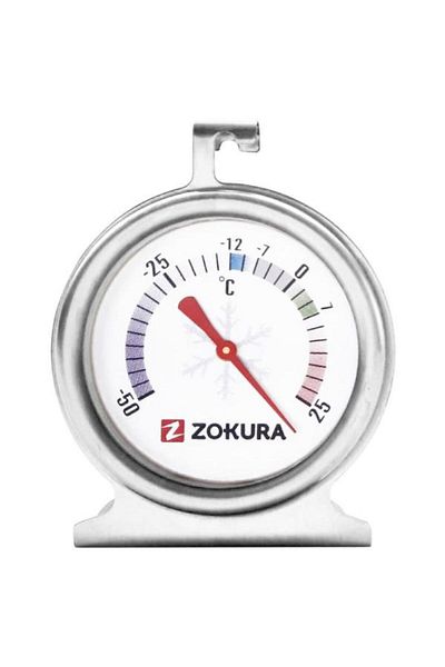 Zokura Termometru pentru frigider Z1189, -50°C / +25°C (Inox)