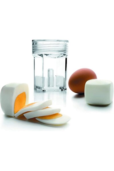 Generic صانع قوالب البيض المربعة، حاوية بلاستيكية شفافة بأغطية بيضاء، تصميم ب...