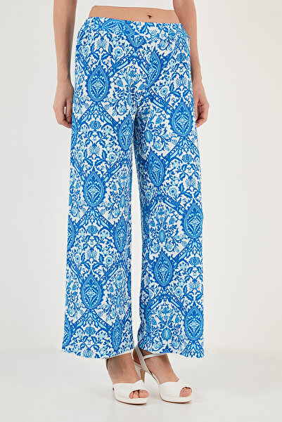 Lela Pantaloni largi cu model cu talie elastică PANTALONI 5869018