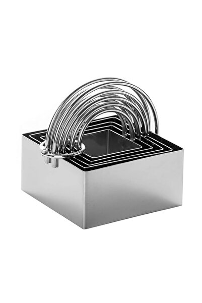 Generic قطاعة بسكويت مربعة من موفريس بمقبض (5 قطع/مجموعة) - عش للتخزين السهل ...