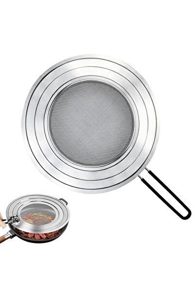 Generic واقي رذاذ مقلاة أنججو 30 سم، شاشة رذاذ من الفولاذ المقاوم للصدأ لمقلا...