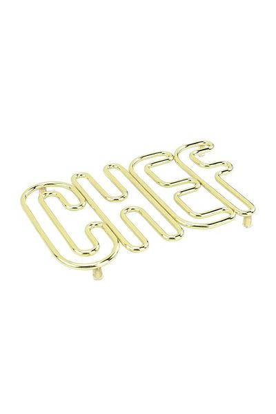 Generic Spectrum Diversified Chef Trivet, Steel Cooling Rack for countertops & Kitchen Tables, Cute pothold