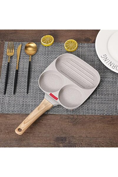 Generic مقلاة ديكيس غير لاصقة لقلي البيض، سعة 2 كوب، مقلاة شواء مربعة غير لاص...