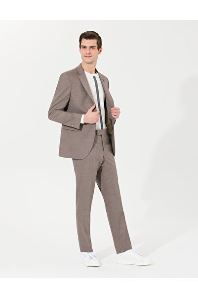 Pierre Cardin Light Brown Slim Fit Suit 50260093-Vr002