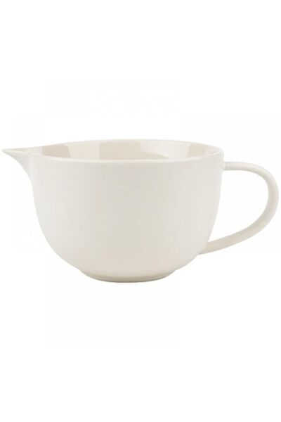 Generic وعاء خلط سيراميكي بسيط بلون واحد من Gaolinci، وعاء كبير سعة ربع جالون...