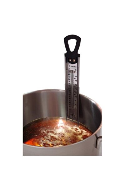 Zokura Termometru pentru lichide Z1187, 40 / 200˚C (Inox)