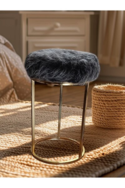SAMPAŞ DAİRE PUF GOLD AYAKLI