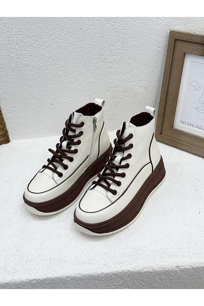 Guja 26K335 Genuine Leather Thick Sole Zippered High Sport Boots