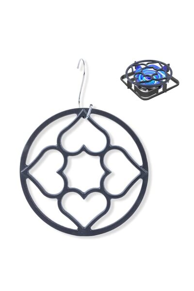 Generic حامل حلقي للغاز من الحديد الزهر، حامل حلقي غير قابل للانزلاق لفرن الغ...