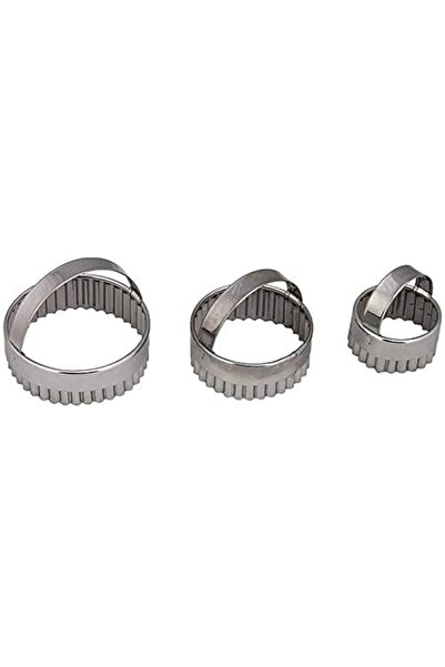 Generic قطاعات بسكويت برستيج بمقبض، فضية PR8012