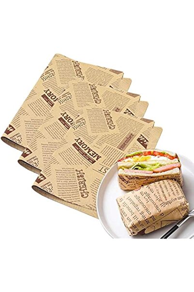 Generic ورق خبز، 100 قطعة من ورق الخبز غير اللاصق المقطوع مسبقًا مقاس 15 × 11...