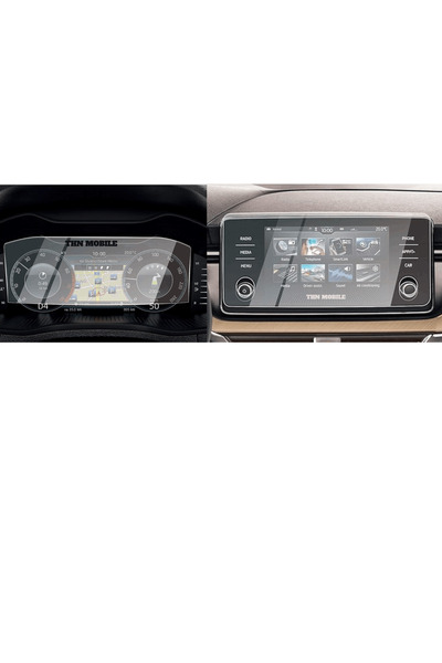 THN MOBILE Skoda Kamiq 2025 Model Instrument Panel and Multimedia Flexible Nano Screen Protector