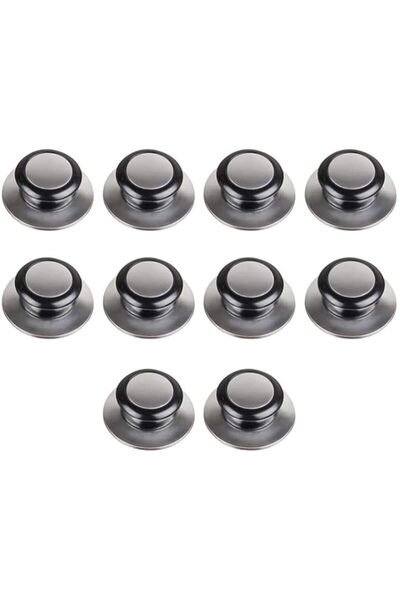 Generic ELECDON Pot Lid Knob, 10Pcs Stainless Steel Pot Lid Replacement Knob ...