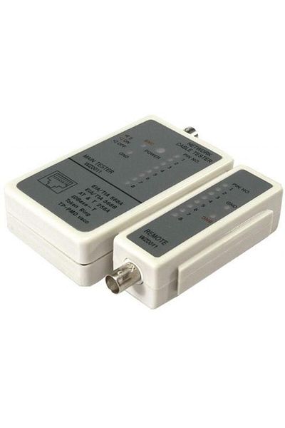 LogiLink Tester Network Cable WZ0011, RJ11/RJ12/RJ45/BNC