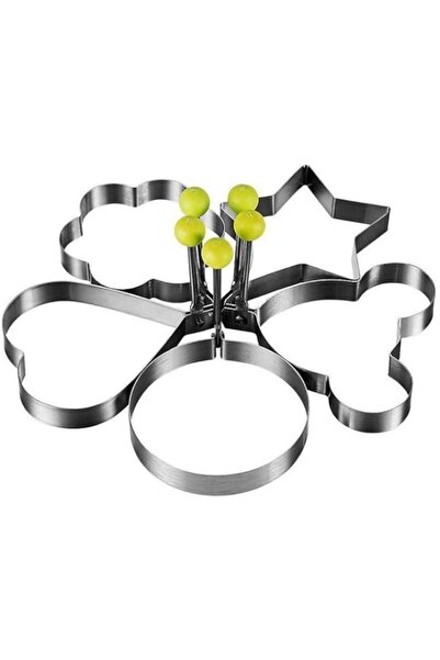 Generic بيبي 5 قطع من قوالب البيض المقلي أو حلقات البيض أو فطائر البانكيك، 5 ...