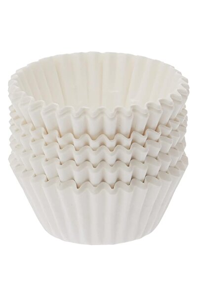 Generic ورق الكب كيك الأبيض من هوت باك - 5.5 سم، 100 قطعة. قد يختلف تصميم العبوة