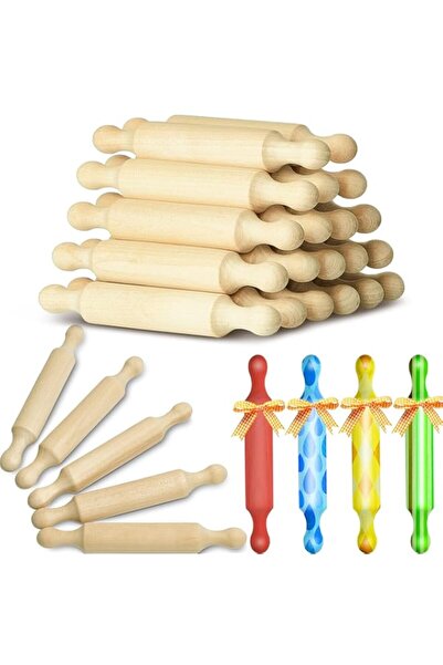 Generic Suclain Wooden Mini Rolling Pin Long Kitchen Baking Small Dough Rolli...