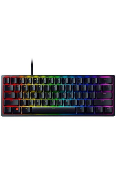 RAZER Gaming Keyboard Huntsman Mini, Illuminated, Clicky Purple Switch (Black)