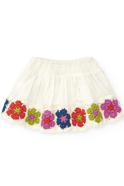 Tuc Tuc kız çocuk etek uçu çiçekli etek