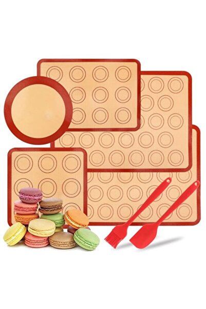 Generic مفارش خبز سيليكون من NALACAL، 7 قطع، حصيرة معجنات غير لاصقة قابلة لإع...