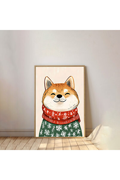 Dekorsiahome Pictură pentru cameră pentru copii cu rama din lemn dintr-o buca...