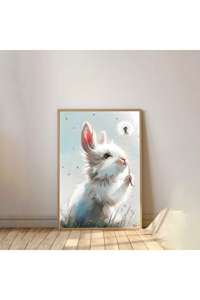 Dekorsiahome Πίνακας Παιδικού Δωματίου με Ξύλινο Πλαίσιο Μονοκόμματο TK1105