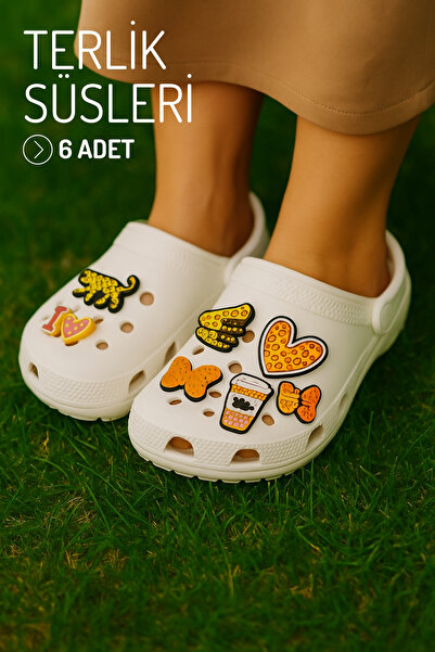 Nandy Home 6 Adet Terlik Süsü, Leopar Model