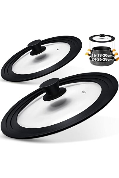 Generic AquaFalcon Universal Lid (set of 2) - Silicone Ring for 16/18/20 cm a...