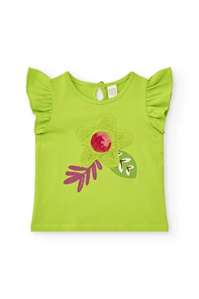 Tuc Tuc κοριτσίστικο καλοκαιρινό κεντημένο μπλουζάκι