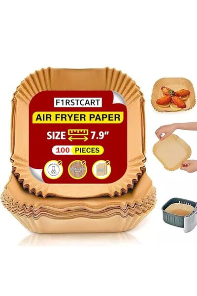 Generic F1RSTCART 100 قطعة من بطانة ورق المقلاة الهوائية للاستخدام مرة واحدة ...