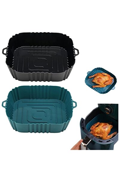 Generic بطانات سيليكون لمقلاة الهواء من فيليجو - قطعتان من الملحقات القابلة ل...