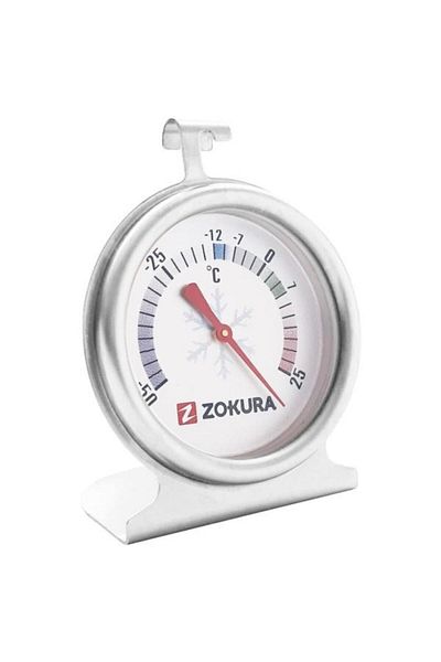Zokura Termometru pentru frigider Z1189, -50°C / +25°C (Inox)
